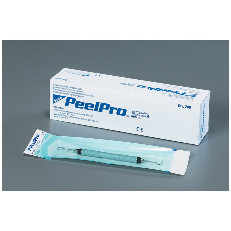 SULTAN PEELPRO™ STERILIZATION POUCHES POUCH PEELPRO 5.25X11200/BX 6BX/CS