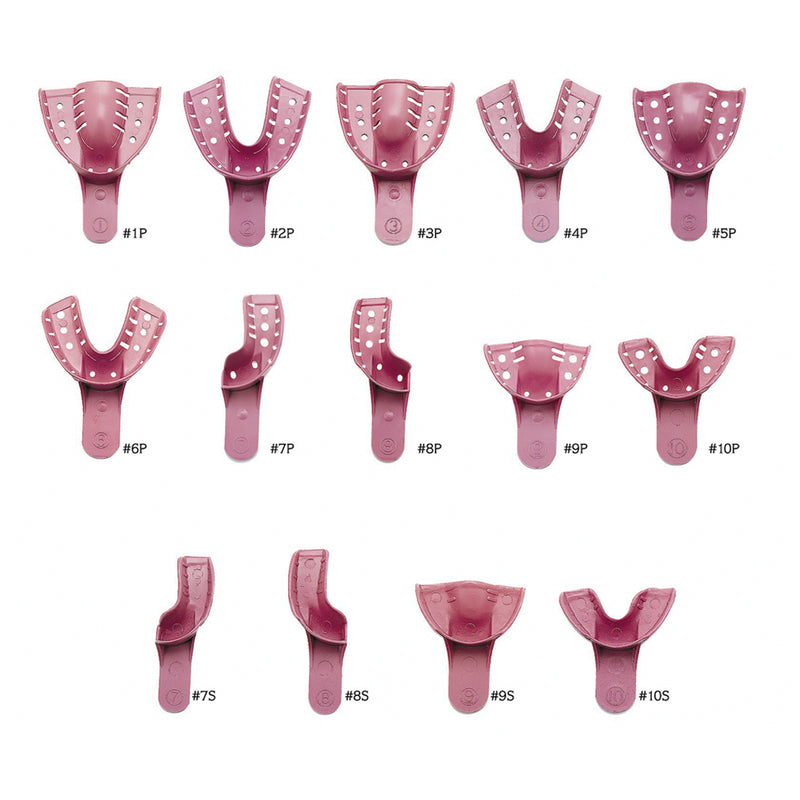 #9 UPPER-ANTERIOR PERFORATED TRAYS, 12/PK, SOLD AS PACK SULTAN 10000215