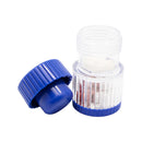 PILL CUTTER, BLUE, STAINLESS STEEL BLADE, SOLD AS EACH DUKAL 10000117