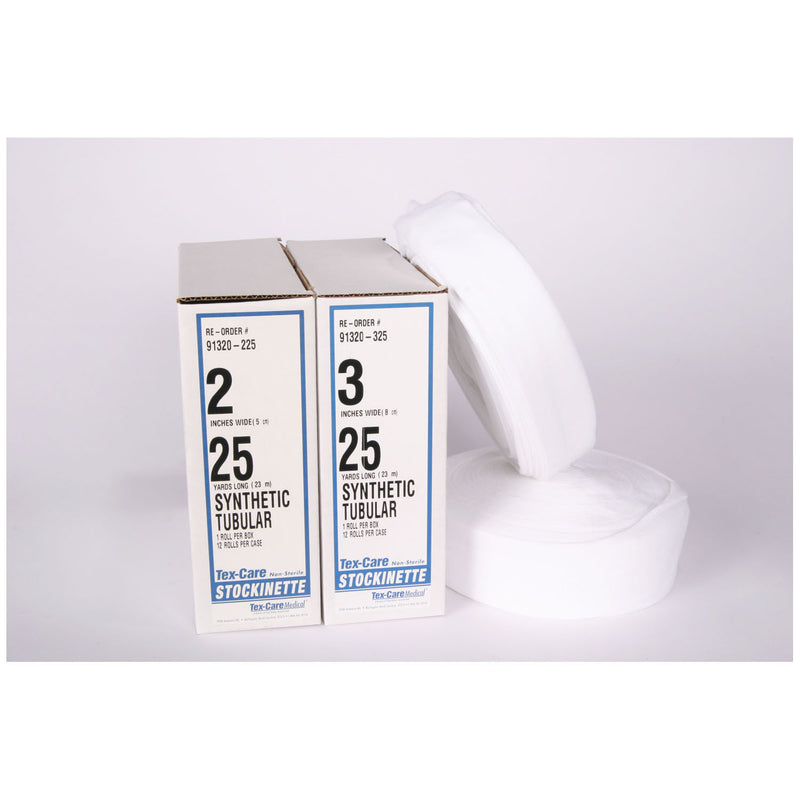 STOCKINETTE, SYNTHETIC, 3" X 25 YDS, SOLD AS EACH TEX-CARE 10000511