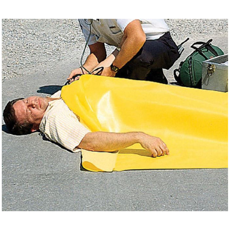 Tidi Fluid Resistant Tissue Emergency Blanket Blanket Emergency T/P56X90 24/Cs 2Ply T/P/L Yel -980077 - BriteSources