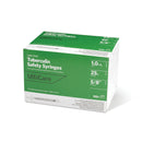 SAFETY SYRINGE, FIXED NEEDLE, TUBERCULIN, 1ML, 27G X ½", 100/BX, SOLD AS BOX ULTIMED, 10000846