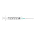 SAFETY SYRINGE, DETACHABLE NEEDLE, 3ML, 25G X 1", 100/BX, SOLD AS BOX ULTIMED, 10000846