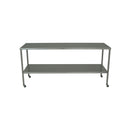 INSTRUMENT TABLE WITH SHELF, STAINLESS STEEL, 24" X 72", SOLD AS EACH UMF 10001064