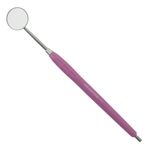 Mouth Mirror Cone Socket No. 4, 22mm dia, Purple Handle, EA - Osung USA