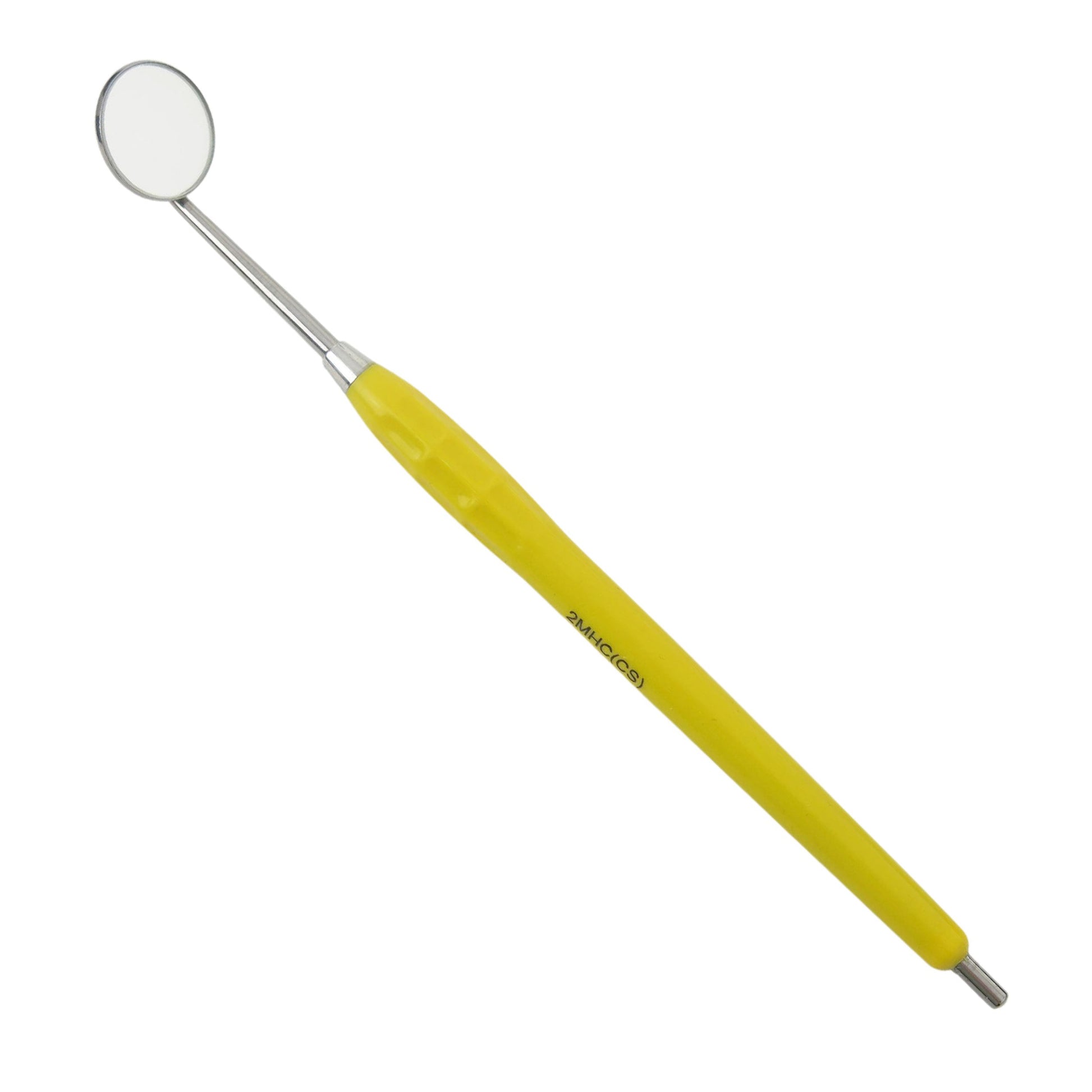 Mouth Mirror Cone Socket No. 3, 20mm dia, yellow handle, EA - Osung USA