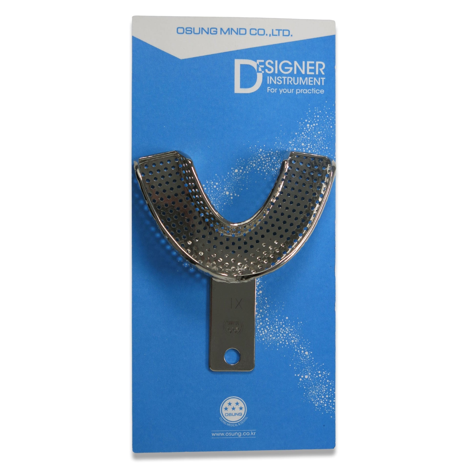 Dental Impression Tray, Reg, Ni-Brass, TBWXLL - Osung USA