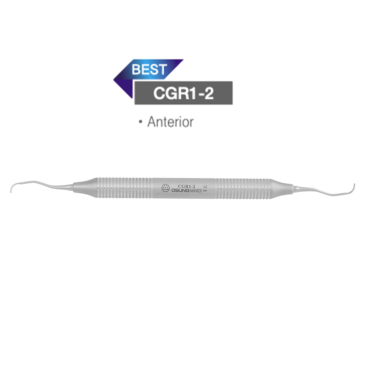 Osung 1/2 Gracey Curette Standard Anterior Premium -CGR1-2 - Osung USA