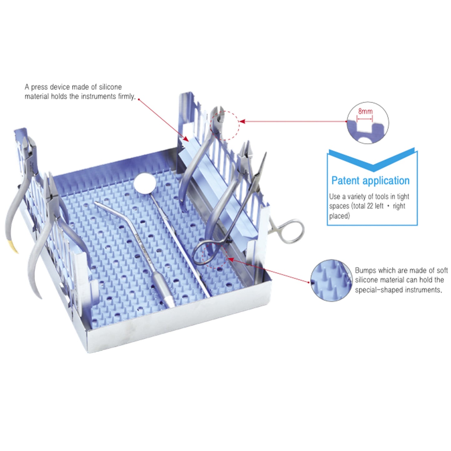 Osung Orthodontic Instrument Cassette EFCCN3