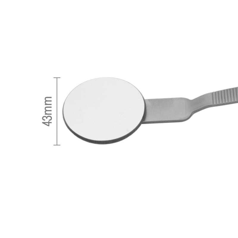 Osung 1.7" Dia. Large Round Mouth Mirror Metal Handle Dental Mirror -DMEM - Osung USA