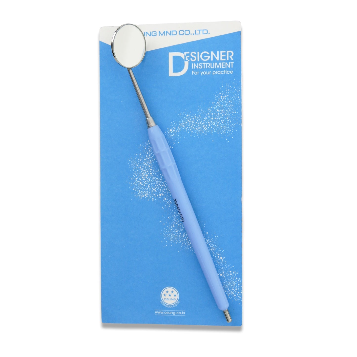 Mouth Mirror Cone Socket No. 5, 24mm dia, Blue Handle, Blue Handle, EA - Osung USA