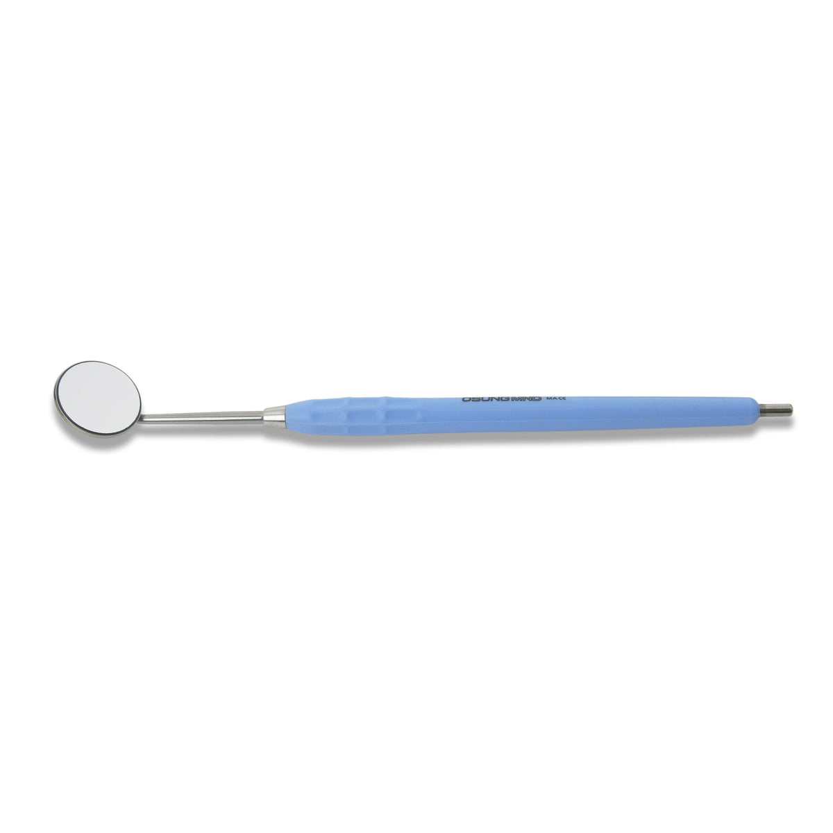 Mouth Mirror, Front Surface, Cone Socket No. 4, 22mm dia, Blue Handle, EA - Osung USA