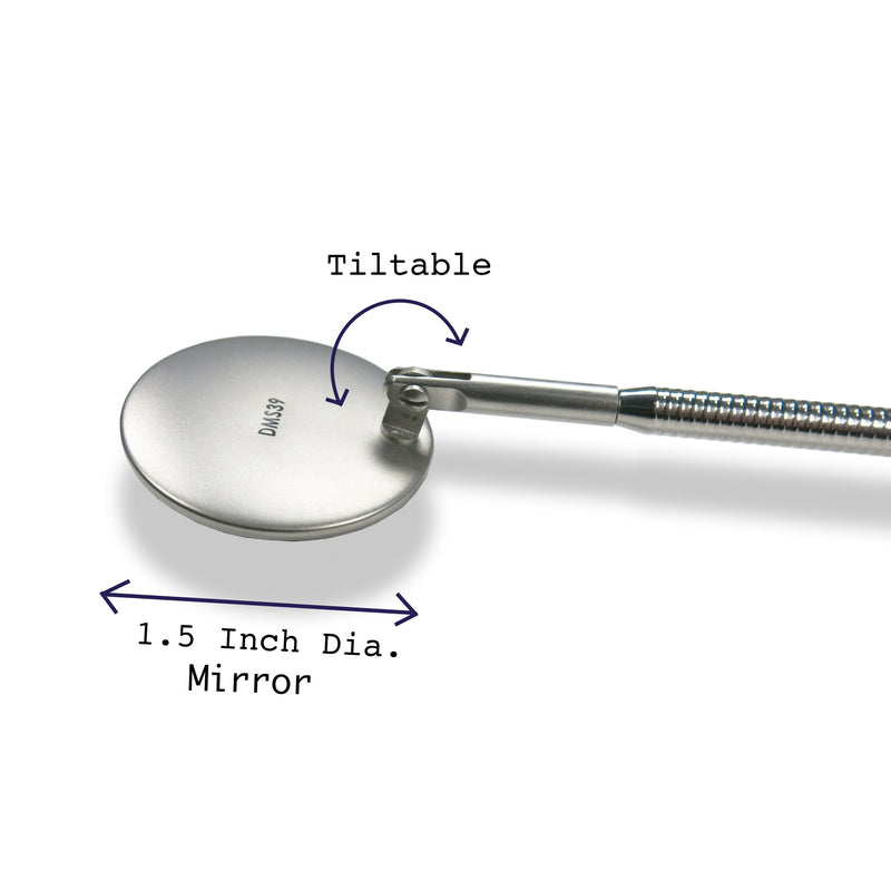 Dental Tiltable Mouth Mirror 1.5 in Dia. DMS39-M -Oral32 - Osung USA