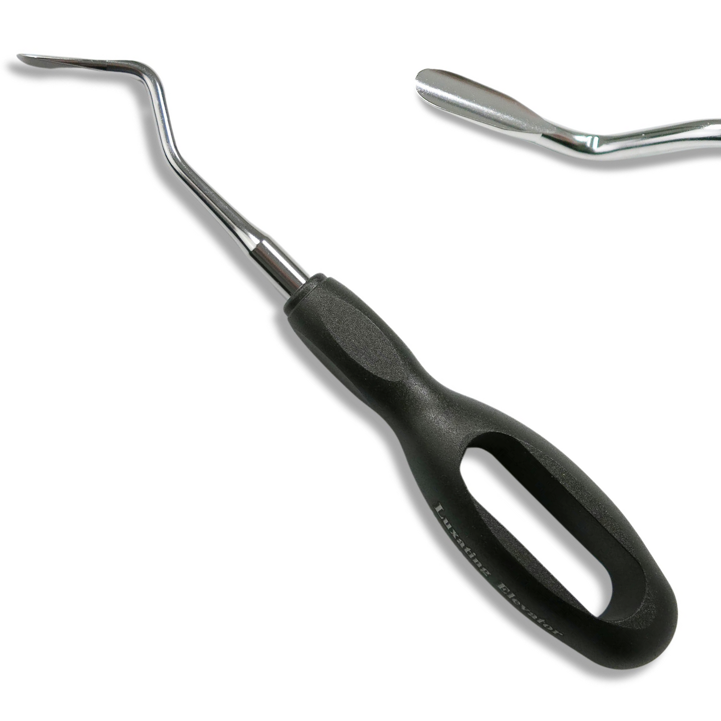 Osung 5.0mm posterior distal Compound Curved Luxating Elevator Regular, Metal Handle -4ELLR50K - Osung USA