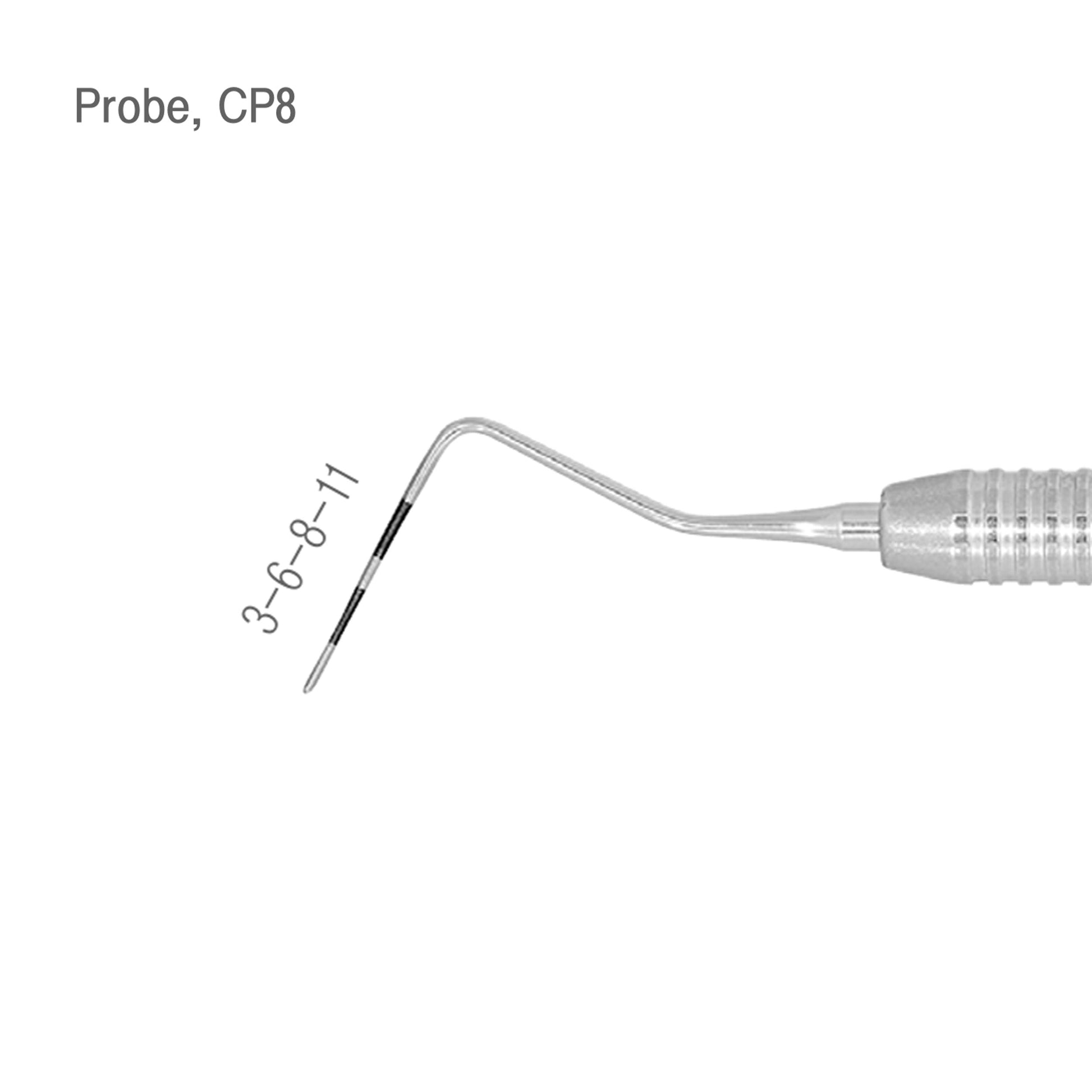 Osung CP8 Dental Probe Single End Premium -BPCP8 - Osung USA