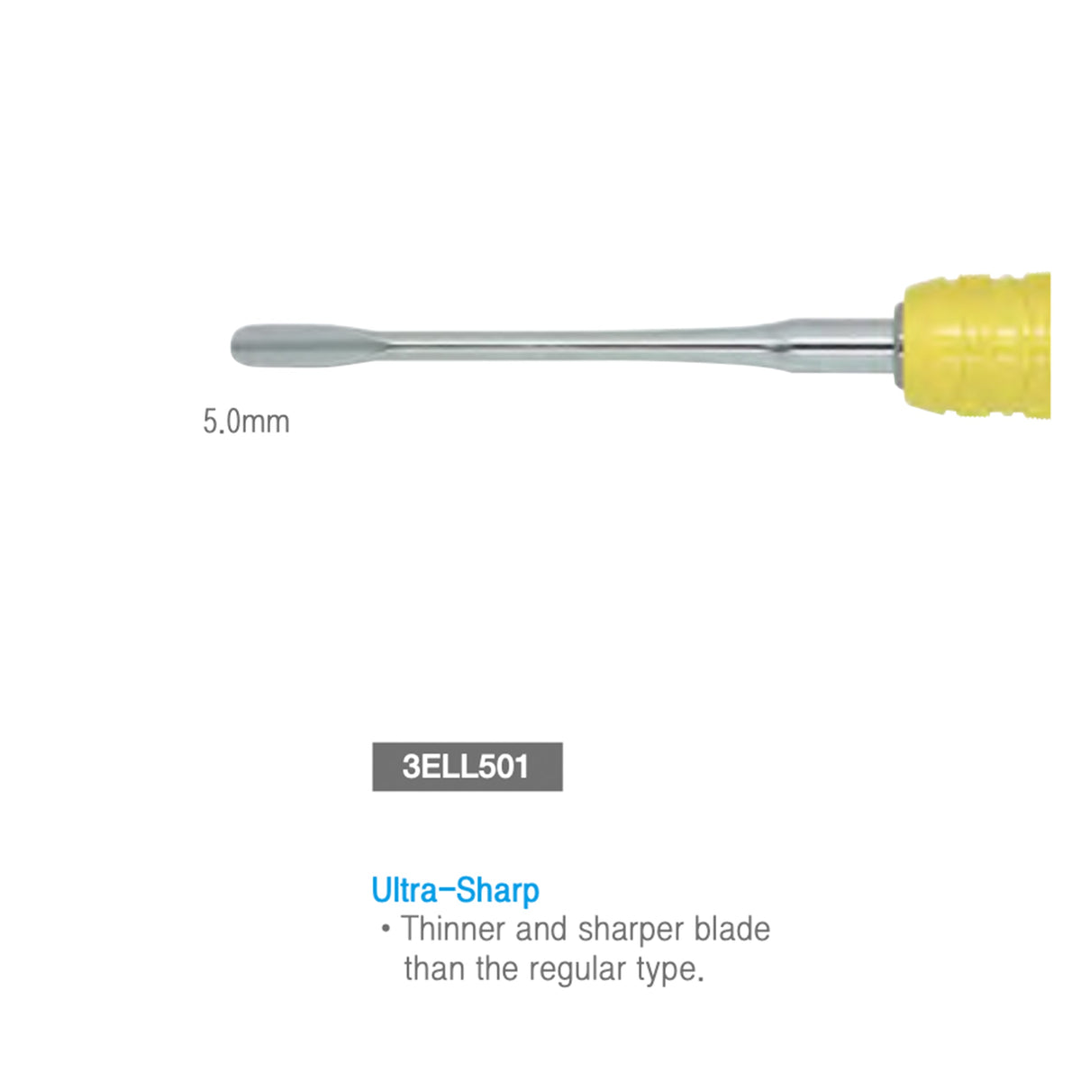 Luxating Elevator, Ultra-sharp,Plastic handle , 3ELL501