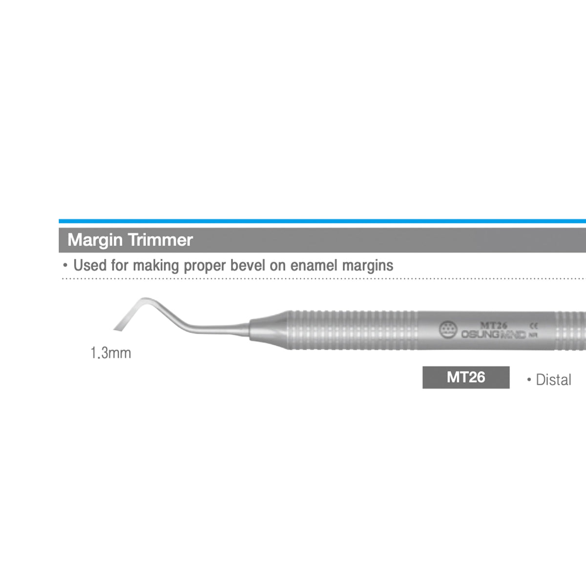 Dental Margin Trimmer, Distal, MT26 - Osung USA