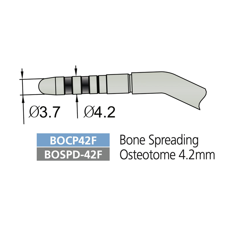 Dental BONE SPREADING OSTEOTOME 4.2mm, BOSPD-42F