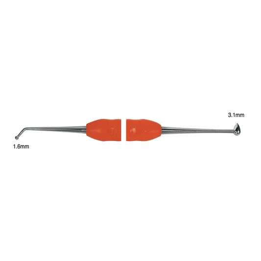 Dental Burnisher, Ball, Autoclavable Silicone Handle, BB 27-29 - Osung USA
