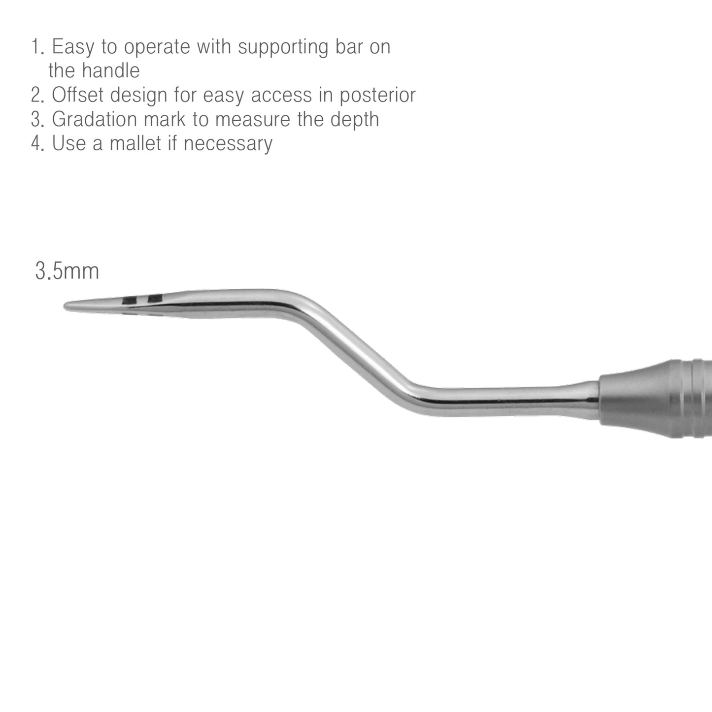 Osung 3.5mm Bone Spreader Osteotome Premium -BOC35R - Osung USA