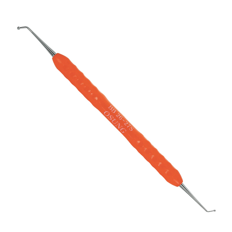 Dental Burnisher, Ball, Autoclavable Silicone Handle, BB 26-27S