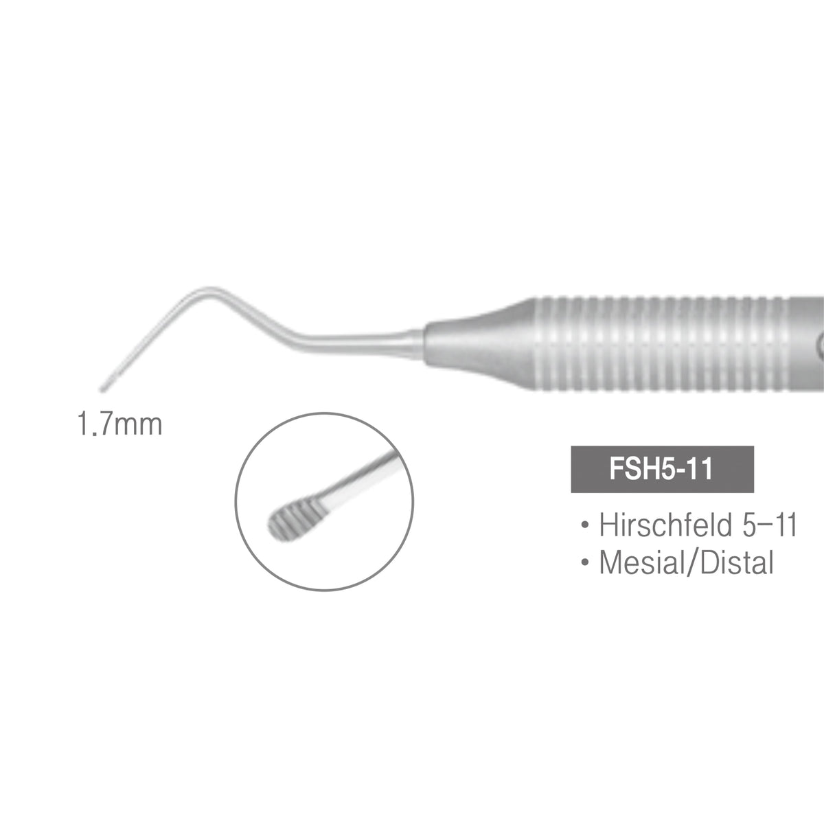 Dental File Scaler, Hirschfield, FSH5-11 - Osung USA