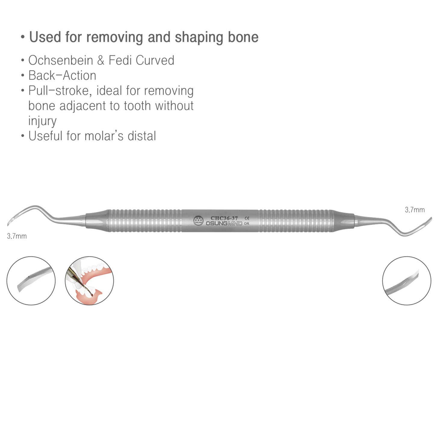 Osung 36/37 Periodontal Chisel Premium -CHC36-37 - Osung USA