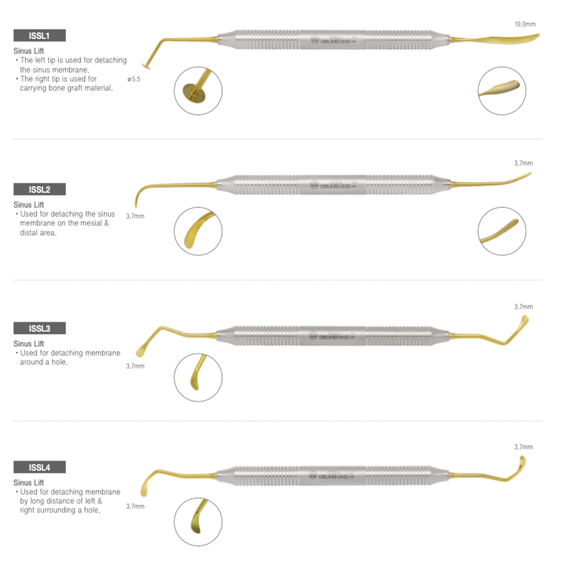 Sinus Lift Lateral Approach Kit Osung -OLA-KIT - Osung USA