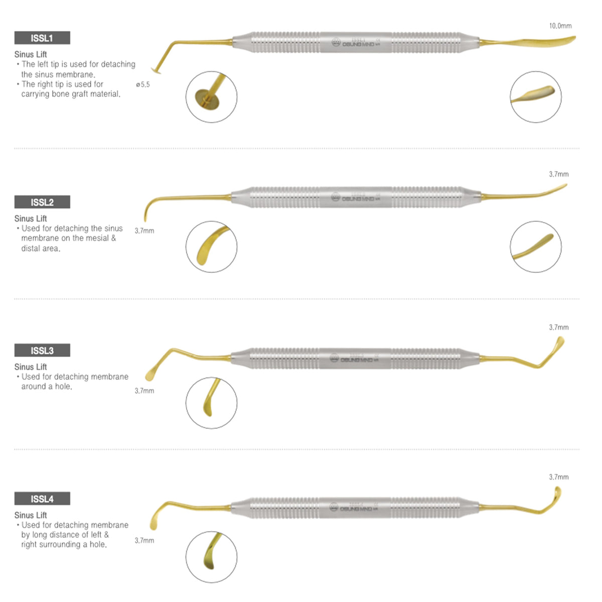 Sinus Lift Lateral Approach Kit Osung -OLA-KIT - Osung USA