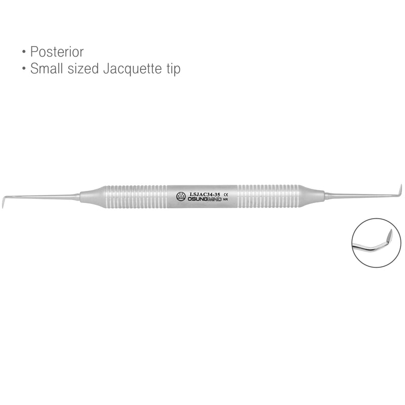 Osung 34/35 Jacquette Sickle Scaler Posterior Premium -LSJAC34-35 - Osung USA