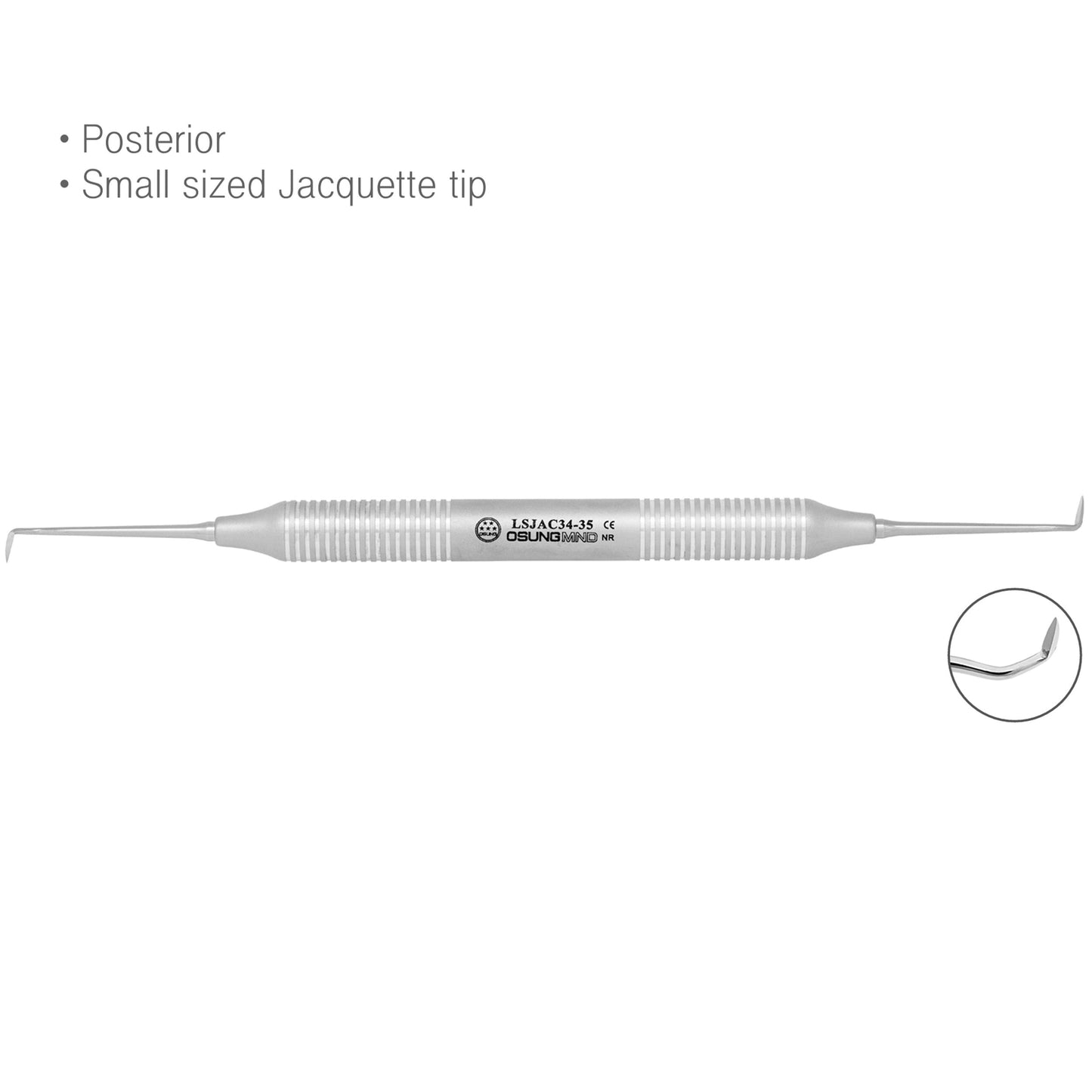 Osung 34/35 Jacquette Sickle Scaler Posterior Premium -LSJAC34-35 - Osung USA