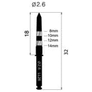 Osung S26 Lindemann Bur Drill 2.6mm Dia. -LLS26 - Osung USA
