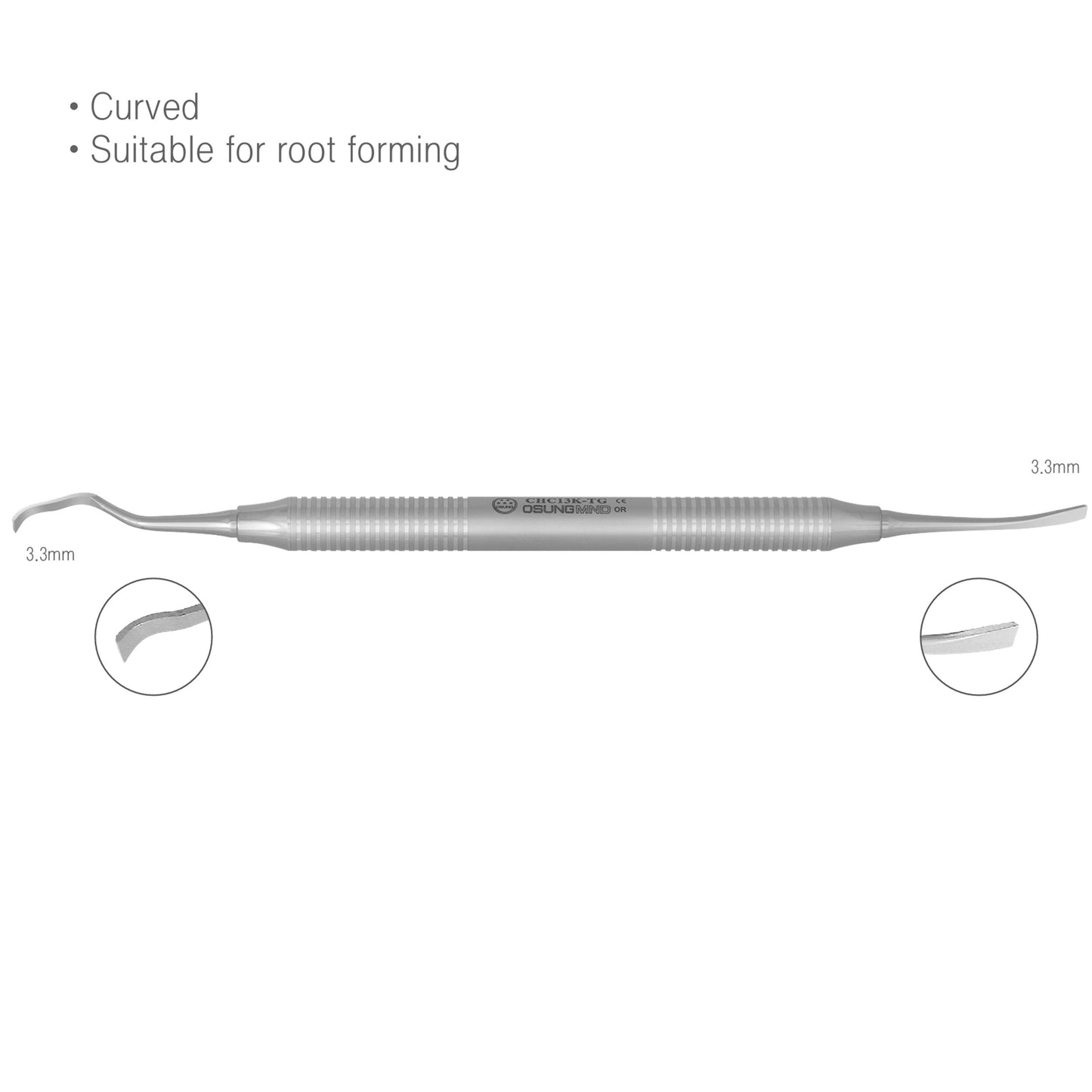 Osung Curved Periodontal Chisel Premium -CHC13K-TG - Osung USA