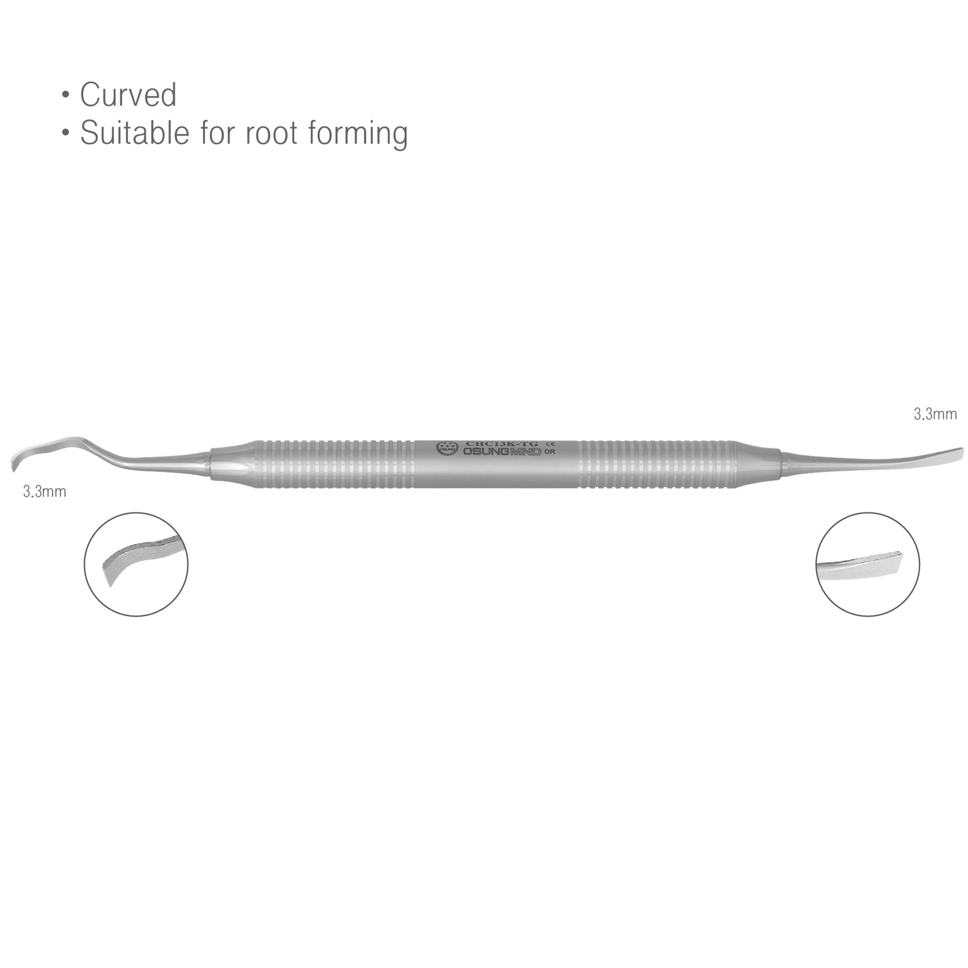 Osung Curved Periodontal Chisel Premium -CHC13K-TG - Osung USA