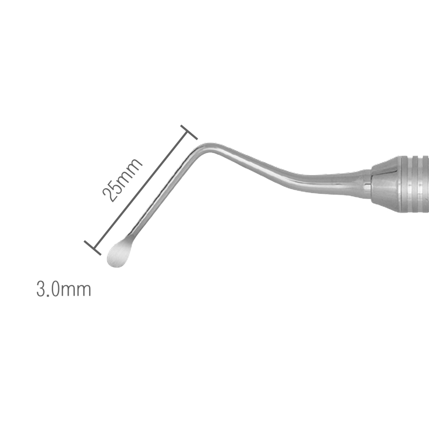 Osung #10 Miller Curved Dental Surgical Curette 3mm -URCM10 - Osung USA