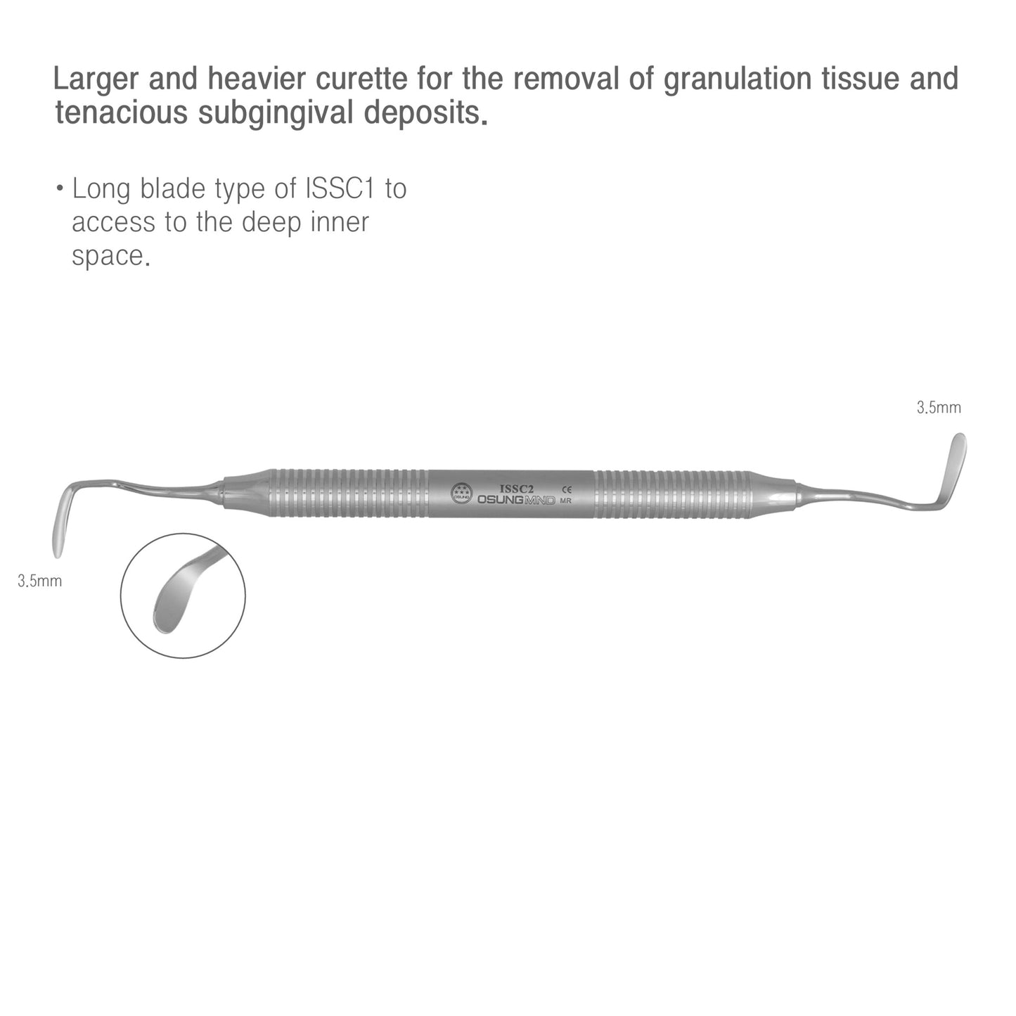 Osung #2 Sinus Lift Curette Premium -ISSC2 - Osung USA