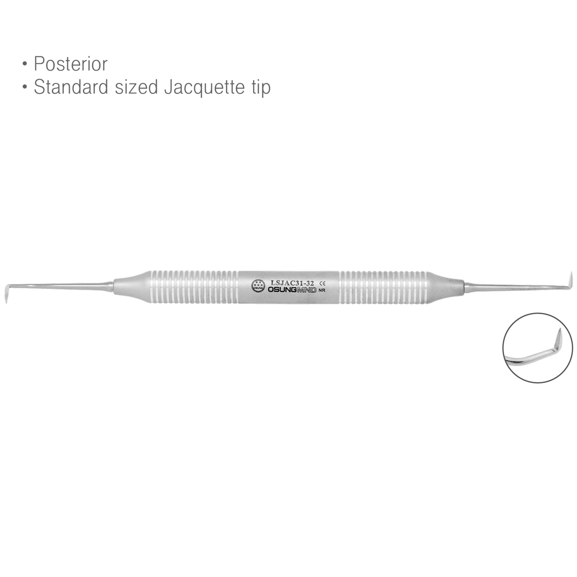 Osung 31/32 Jacquette Sickle Scaler Posterior Premium -LSJAC31-32 - Osung USA