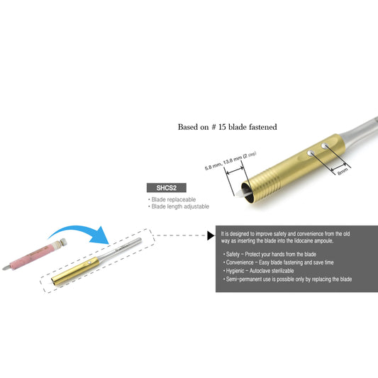 Osung Composite Scalpel Handle Adjustable Premium -SHCS2 - Osung USA