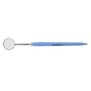 Mouth Mirror Front Surface, Cone Socket No. 5, 24mm dia, Blue Handle, EA - Osung USA 