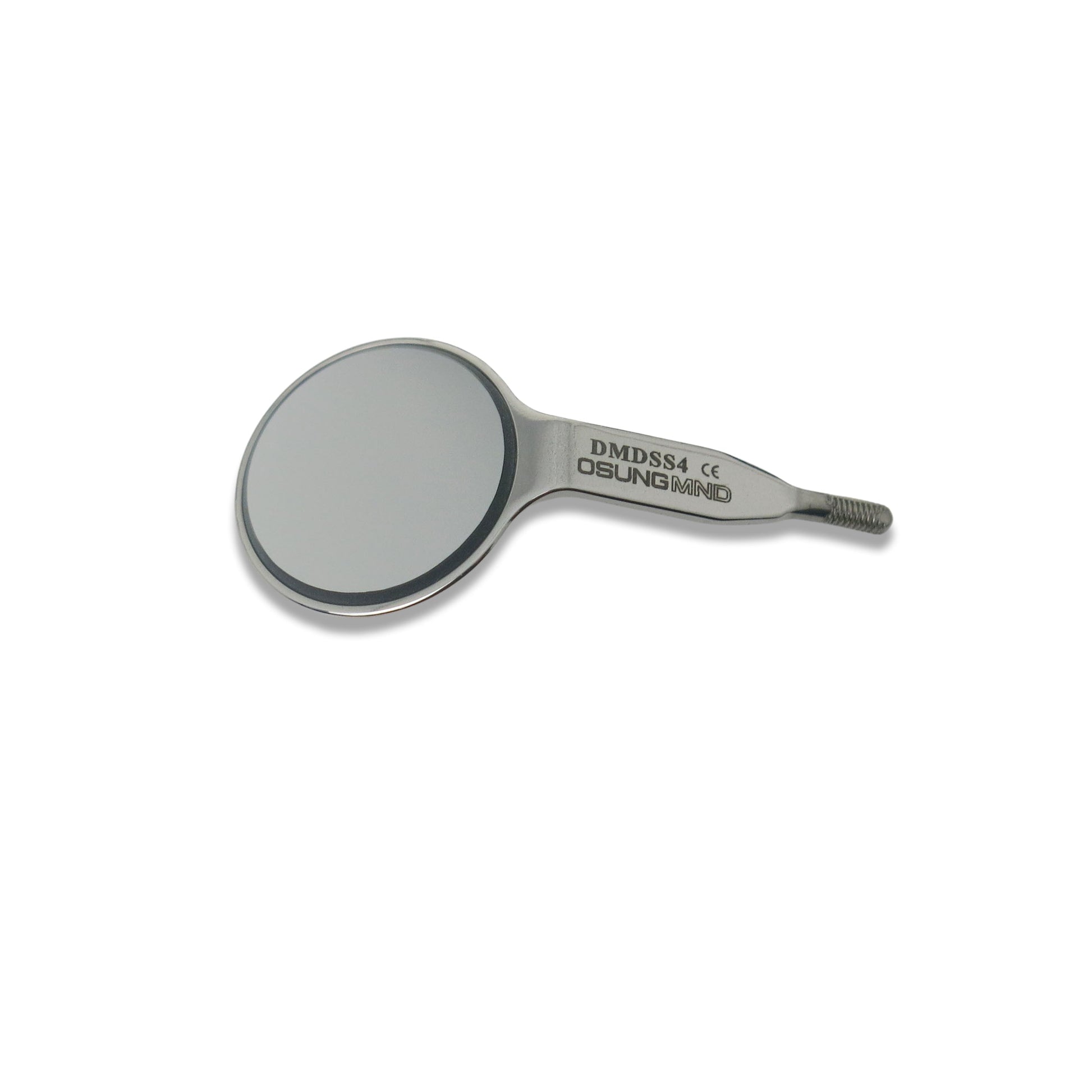 Mouth Mirror, Front Surface Double Side, Simple Stem No. 4, 22mm dia, EA - Osung USA