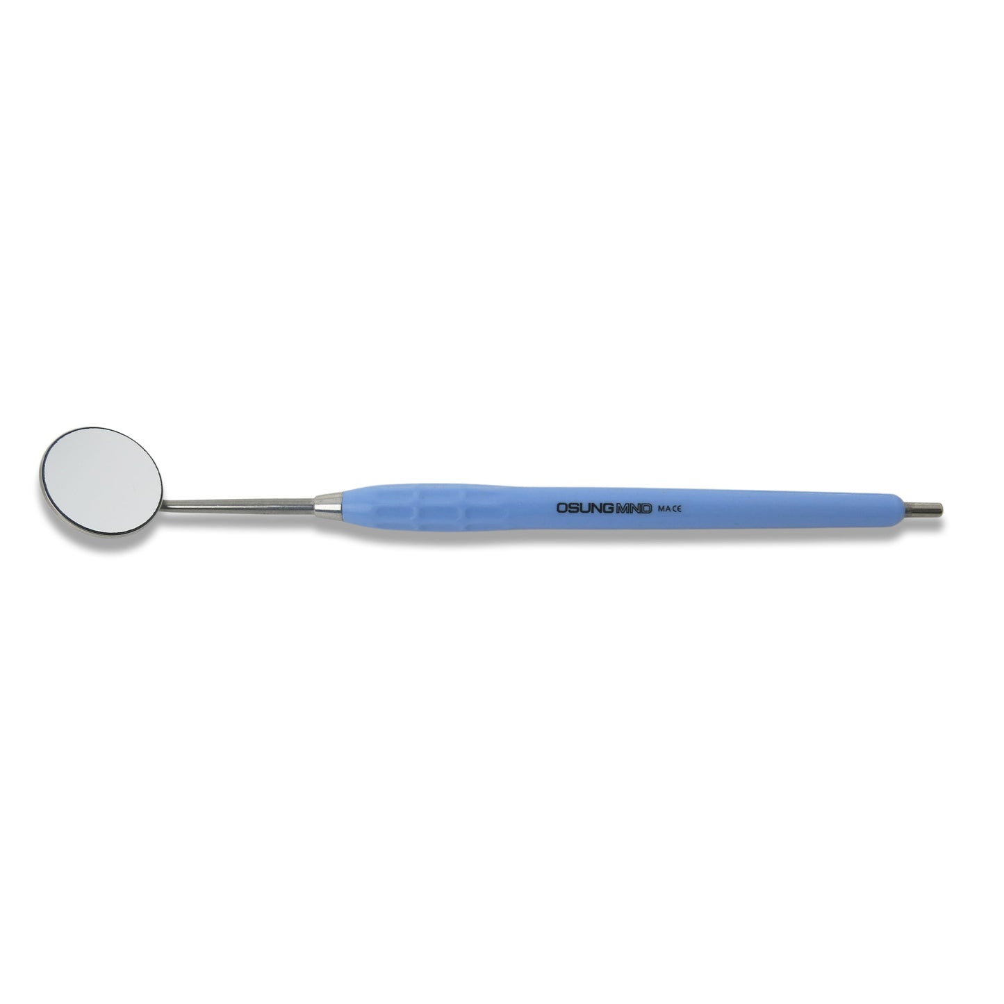 Mouth Mirror Front Surface, Cone Socket No. 5, 24mm dia, Blue Handle, EA - Osung USA