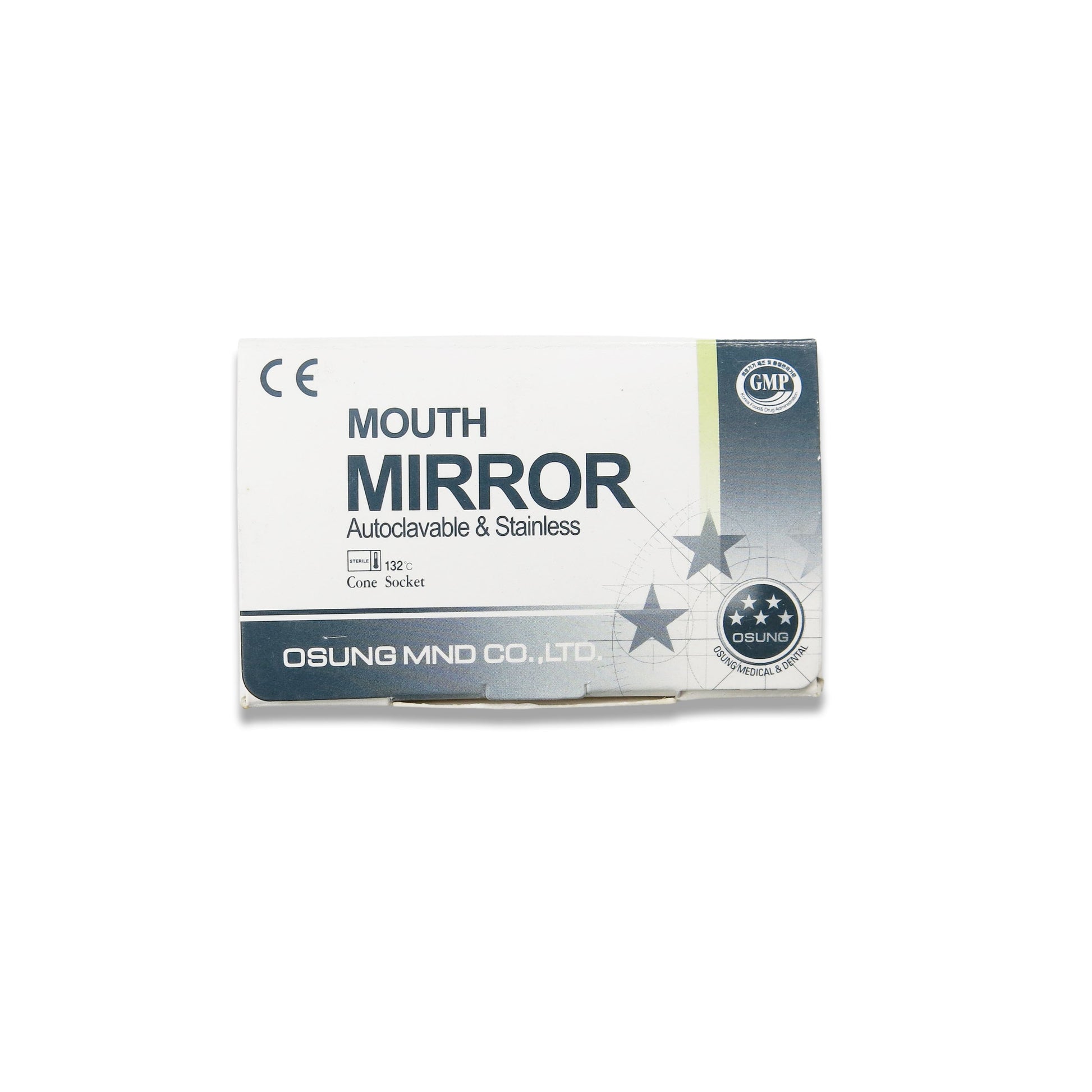 Mouth Mirror Front Surface, Cone Socket No. 5, 24mm dia, EA - Osung USA