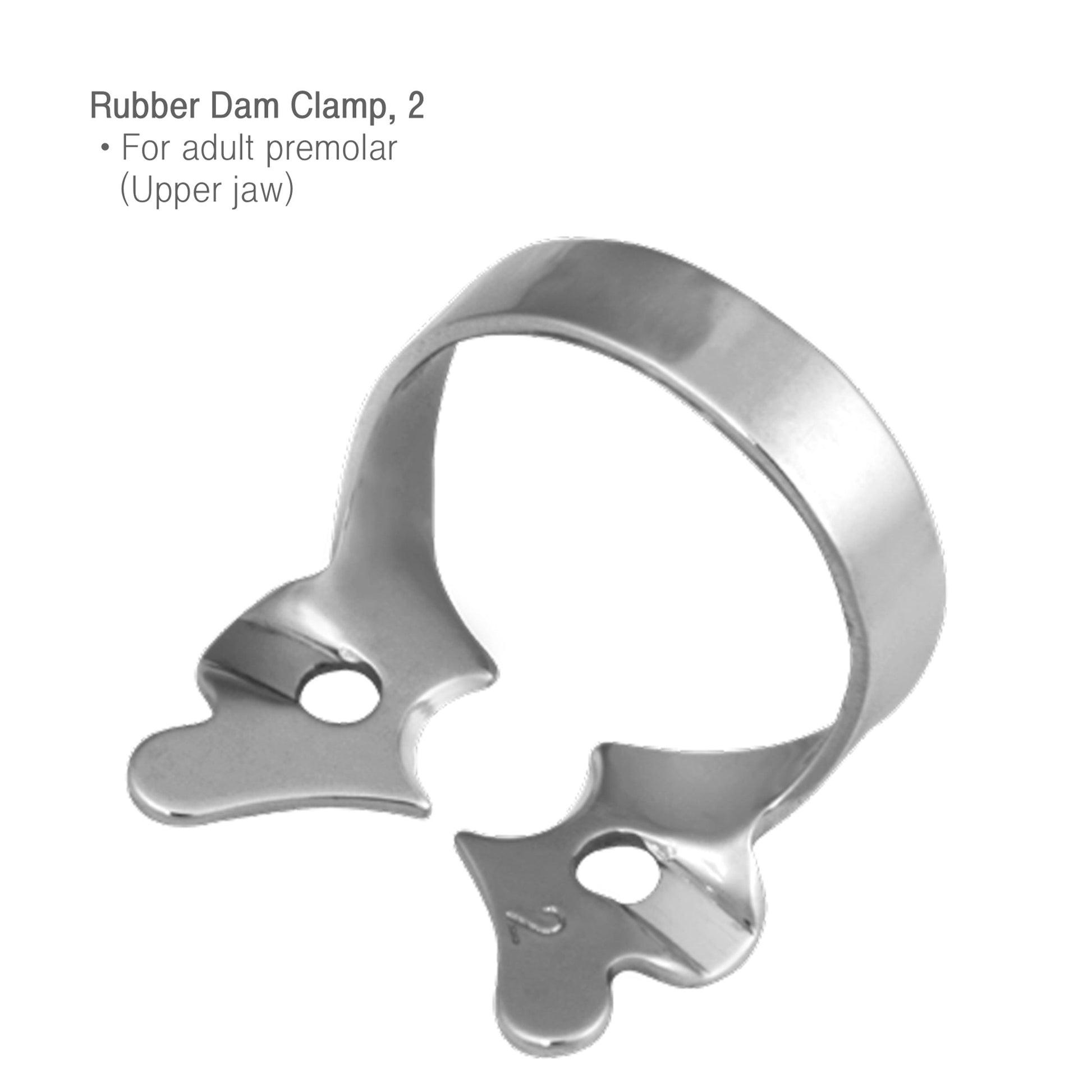 Osung #2 Upper Adult Premolar Rubber Dam Clamp -RDC2 - Osung USA