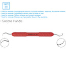Osung 11/12 Mini Sickle Scaler Autoclavable Silicone Handle Premium -2LSMS11-12 - Osung USA