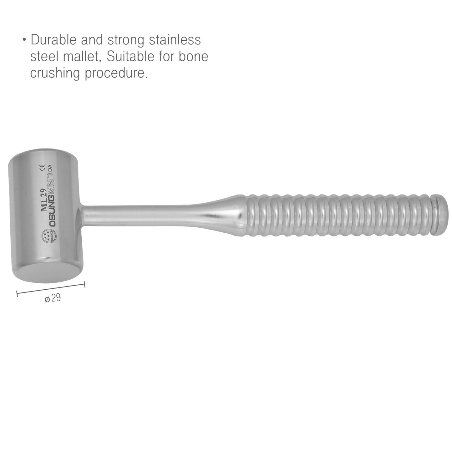 Osung Dental Mallet 29mm Dia. Premium -ML29 - Osung USA