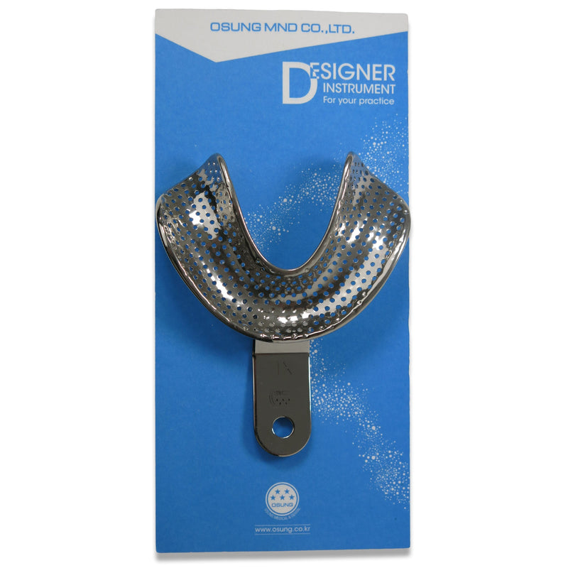 Dental Impression Tray, Edentulous, Ni-Brass, TBEXLL - Osung USA