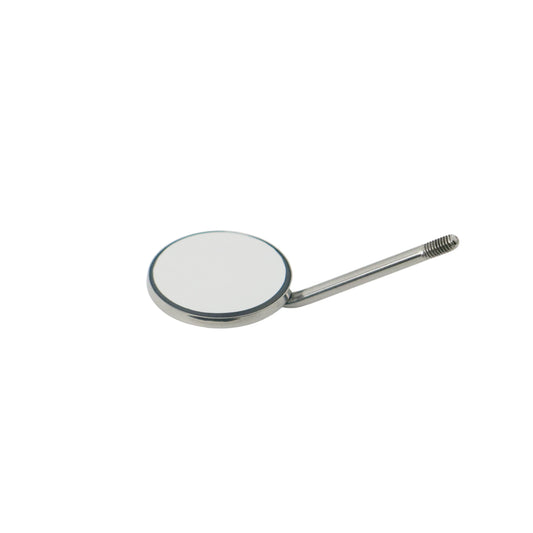 Mouth Mirror, Front Surface, Simple Stem No. 4, 22mm dia, EA - Osung USA