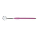 Mouth Mirror, Front Surface, Cone Socket No. 4, 22mm dia, Purple Handle, EA - Osung USA