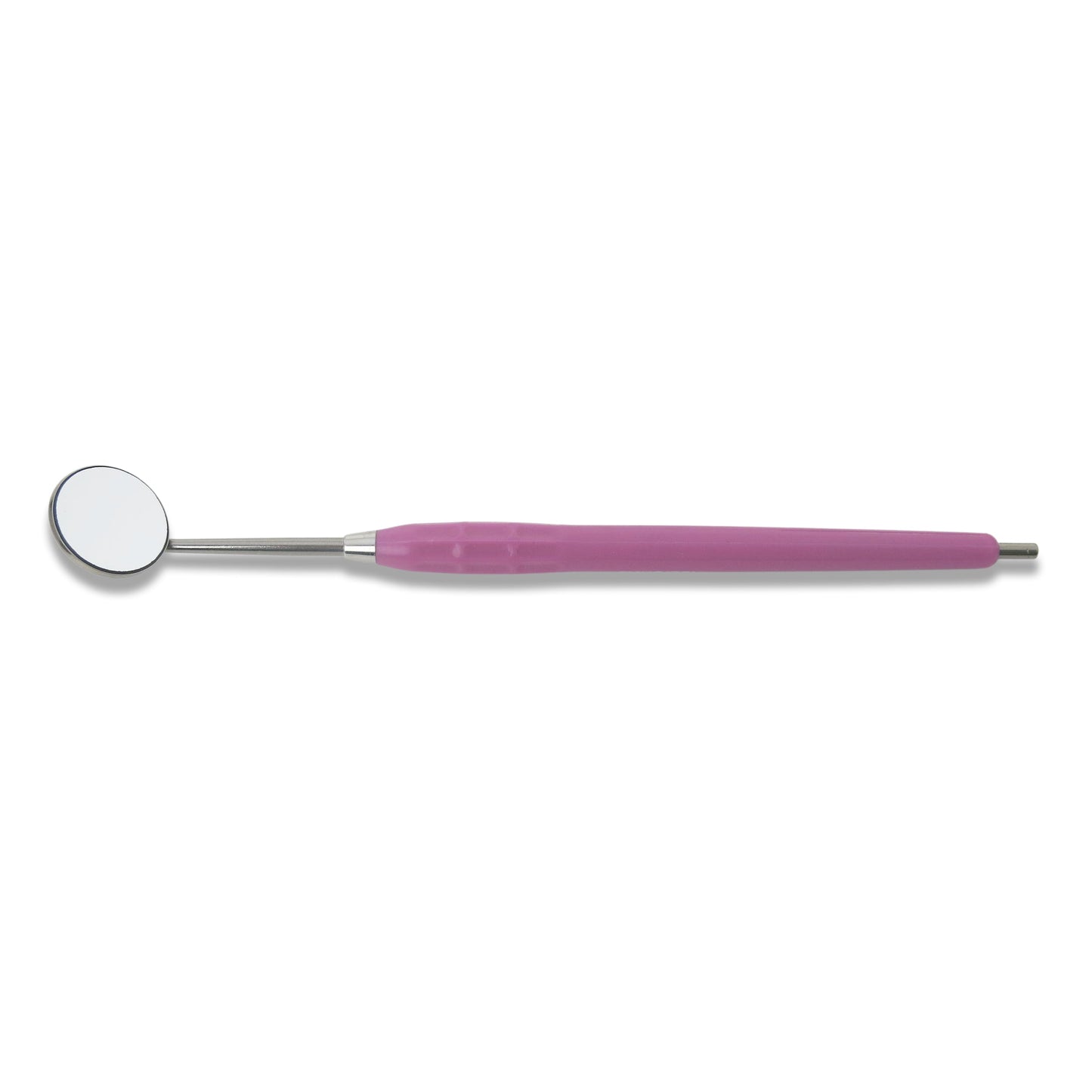 Mouth Mirror, Front Surface, Cone Socket No. 4, 22mm dia, Purple Handle, EA - Osung USA