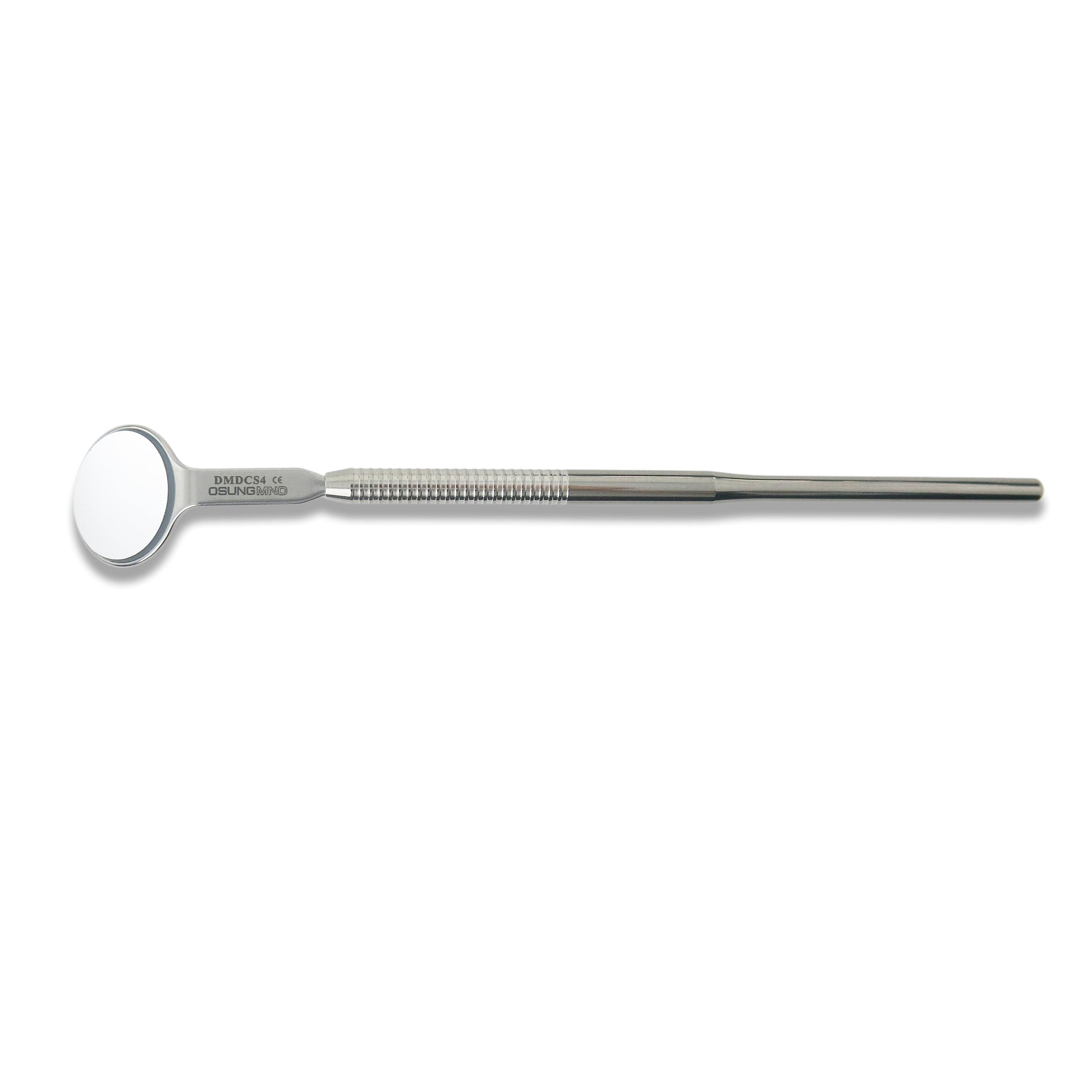 Mouth Mirror, Front Surface Double Side,Cone Socket No. 4, 22mm dia, metal handle, EA - Osung USA